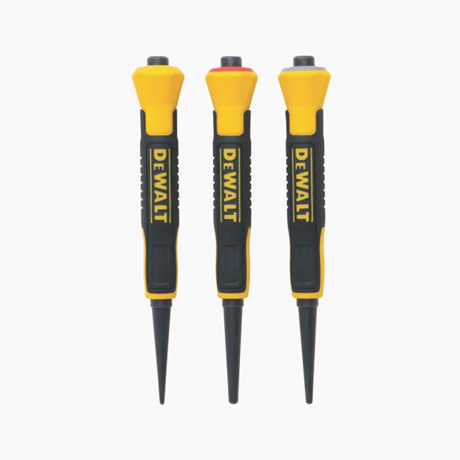 Bi-Material Nail Sets